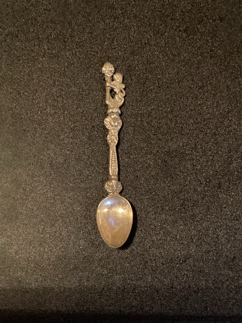 Vintage Italy Lion Themed Collectors Tea Spoon Coffee Cute Spoon Decor
